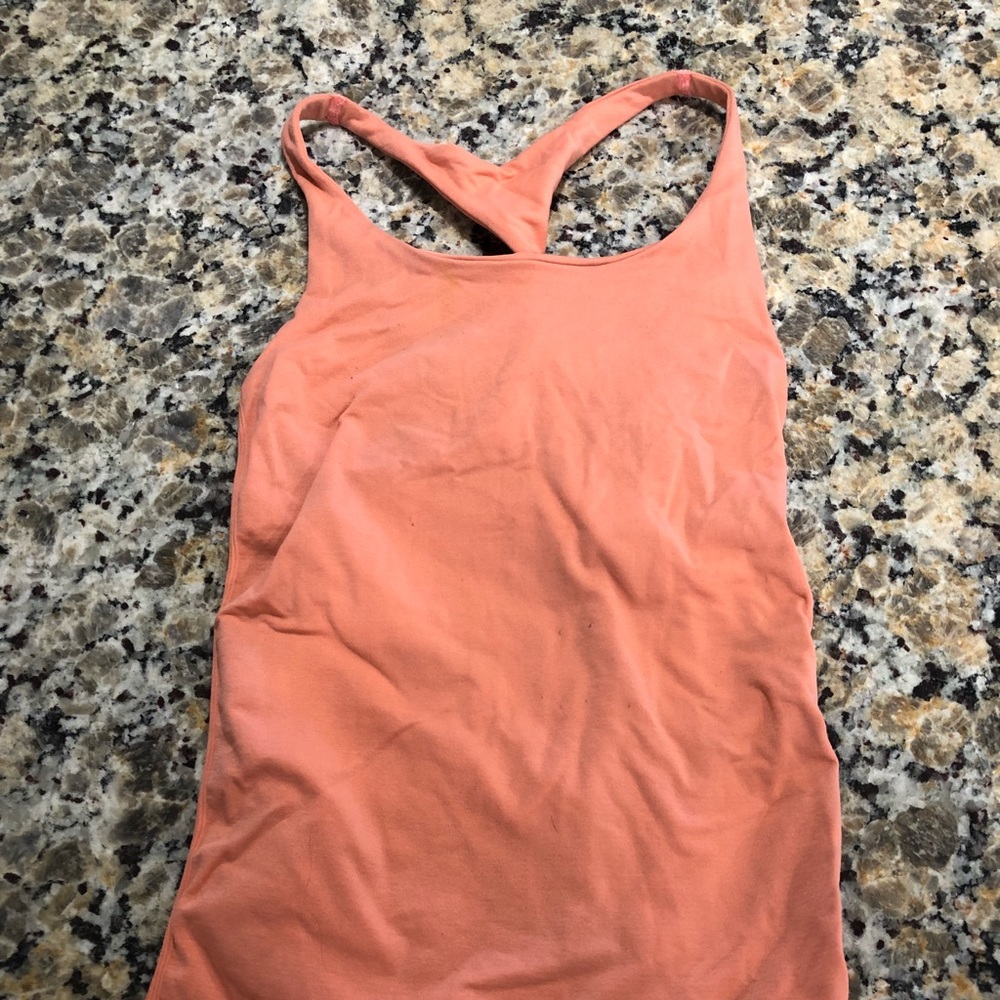 Bebe stretchy tank orange